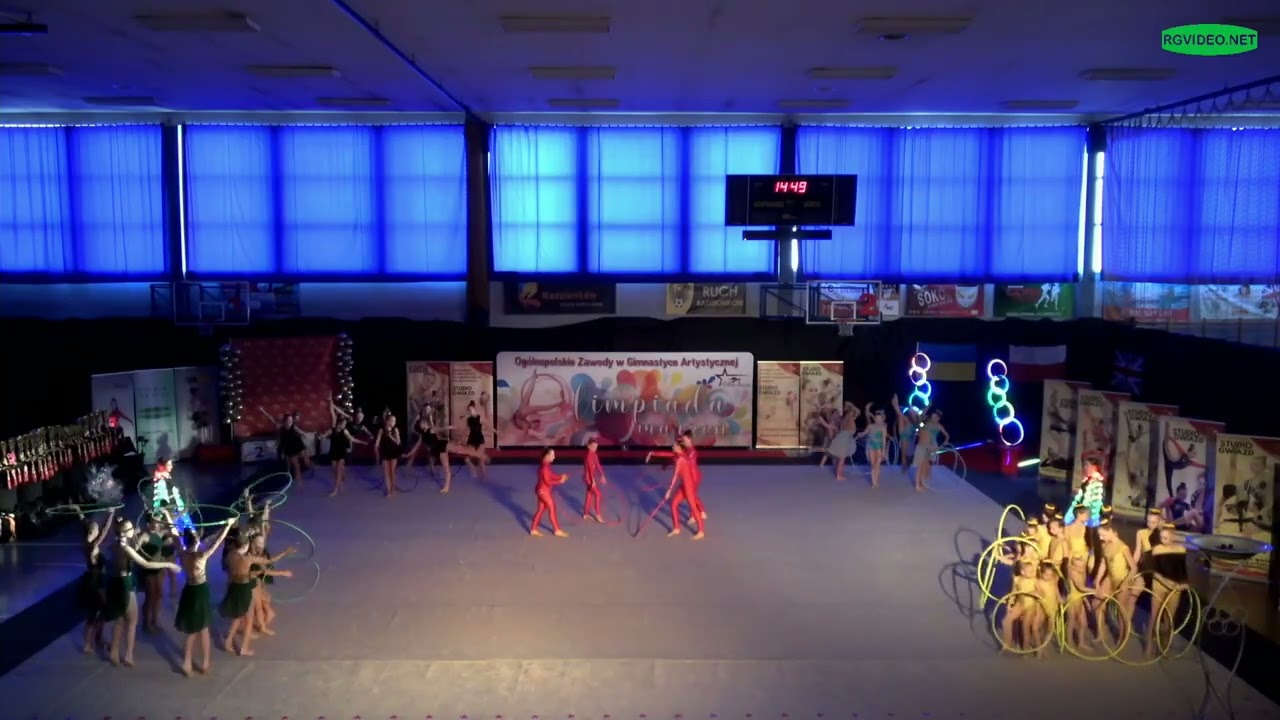 POKAZ Otwarcie Zawodów 5 Olimpiada Marzeń 2025 STUDIO GWIAZD Gimnastyka Artystyczna Radzionków