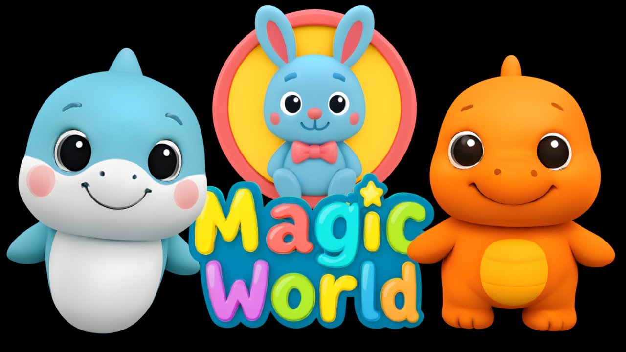 Magic World | High Contrast Sensory Video for Babies and Toddlers