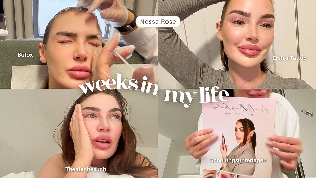 PO Unterspritzung, Botox, Hunde waschen, Schulungsunterlagen, Erstes Tattoo & Theater Besuch - VLOG
