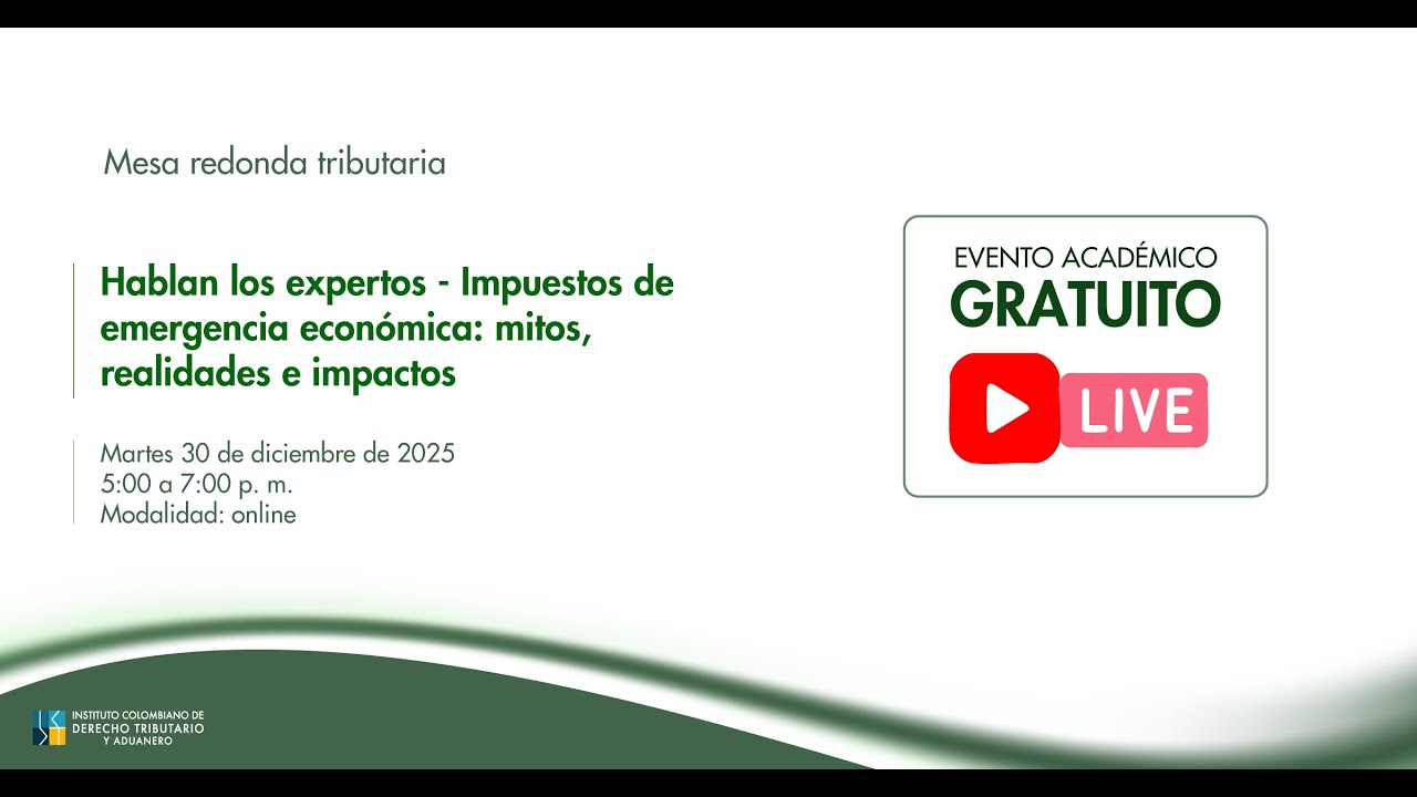 MRT - Hablan los expertos - Impuestos de emergencia econ&oacute;mica: mitos, realidades e impactos