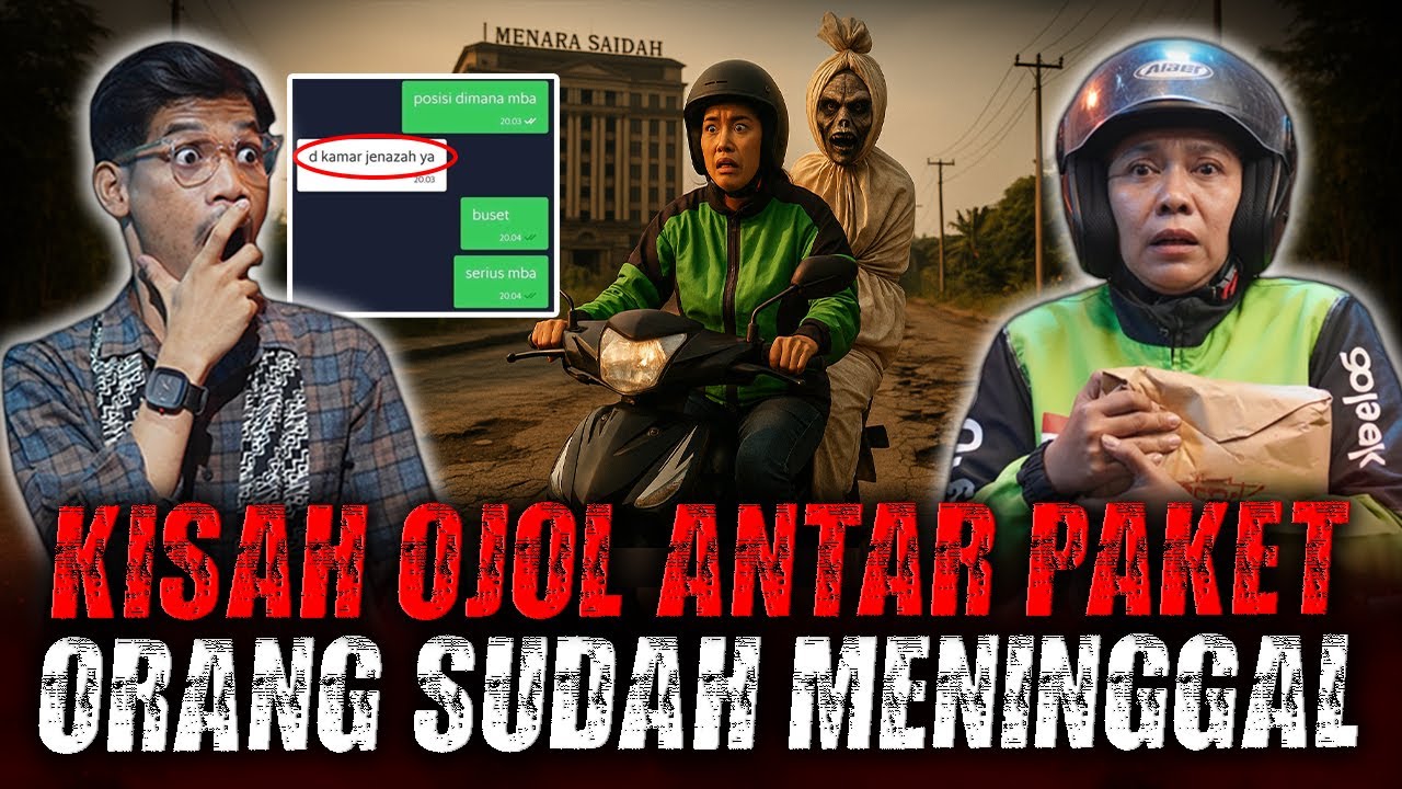 KESURUPAN SAAT PODCAST ! KISAH HORORL OJOL NGANTER PAKET ORANG YANG SUDAH MENINGGAL !