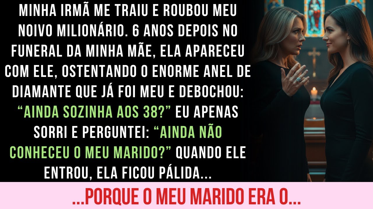 MINHA IRMÃ ROUBOU MEU NOIVO MILIONÁRIO. 6 ANOS DEPOIS, NO FUNERAL DA NOSSA MÃE, ELA CONGELOU AO...