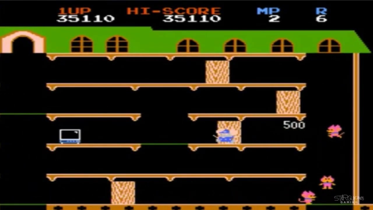 Mappy (NES) - Gameplay