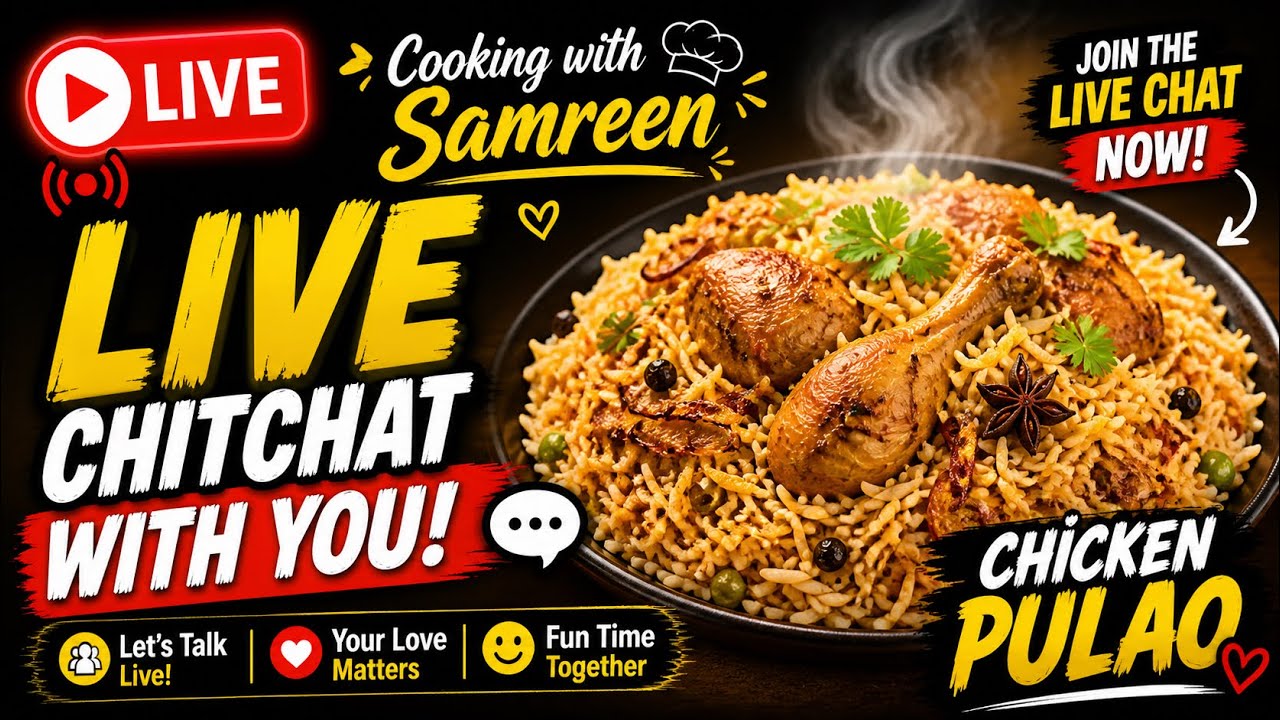 Cooking with Samreen  is live