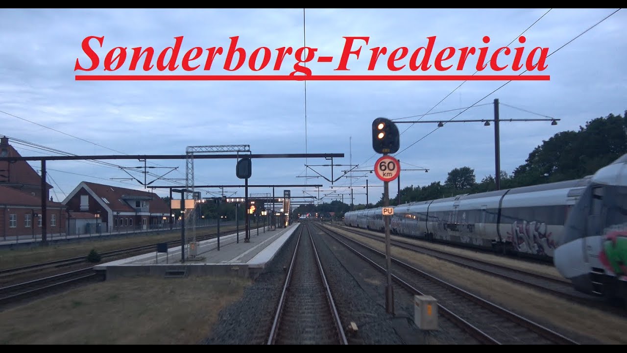 Führerstandsmitfahrt Dänemark / Førerrumsfilm: Sønderborg - Fredericia
