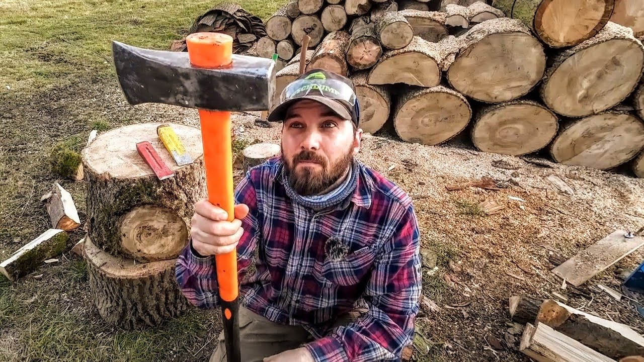Astiges Holz spalten - So bekommst Du Alles klein - Ohne Holzspalter