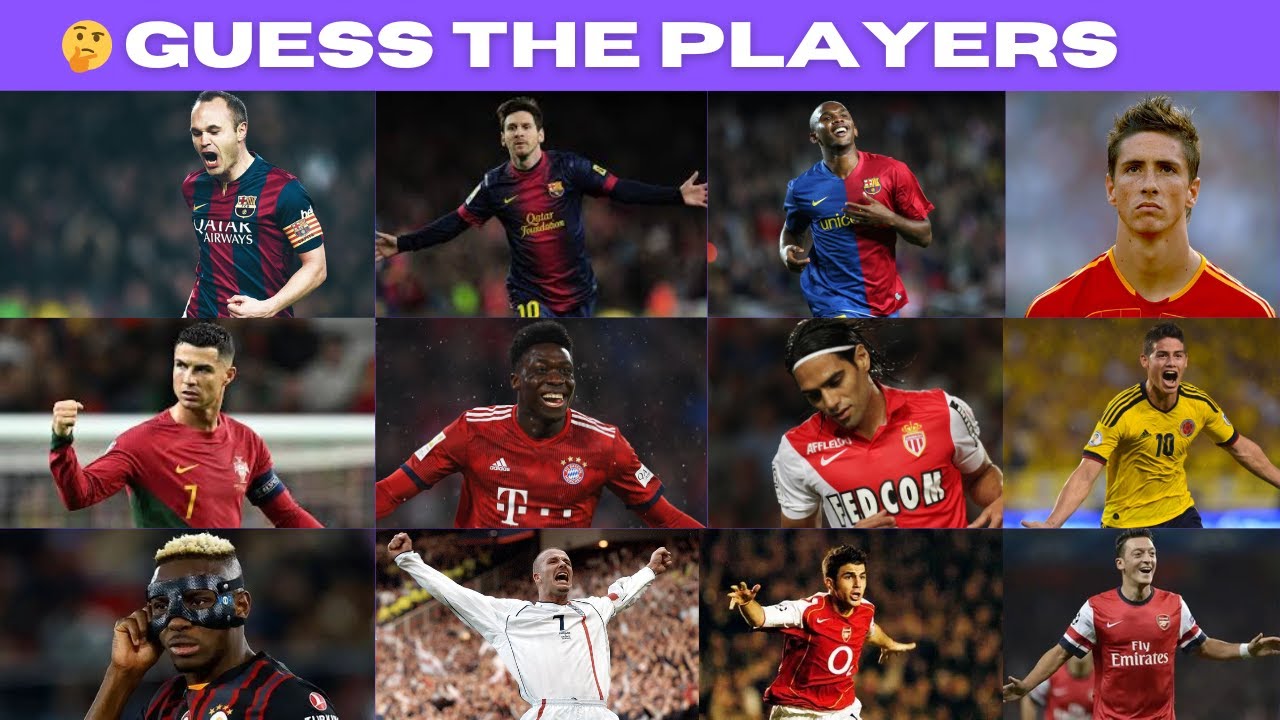 Guess the Football Player ⚽ | 100 Famous Soccer Stars Quiz (Can You Get Them All?)