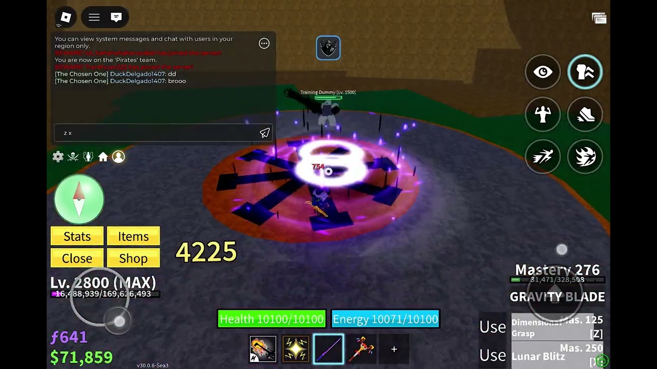 Gravity cane is BROKEN