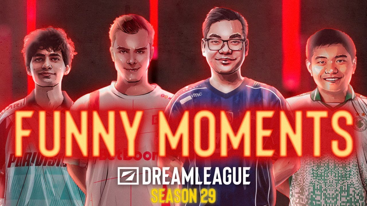FUNNY MOMENTS of DreamLeague Season 29 | DOTA2