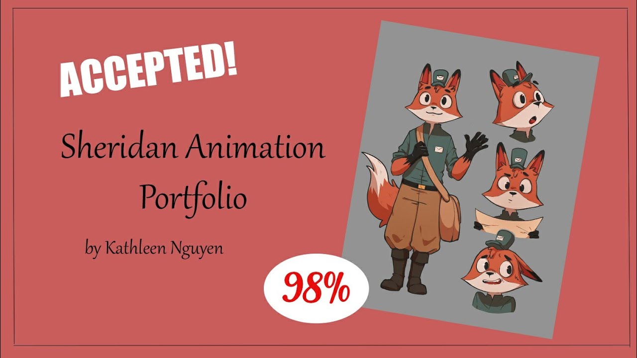 Accepted 2021 Sheridan Animation Portfolio by Kathleen Nguyen 98%