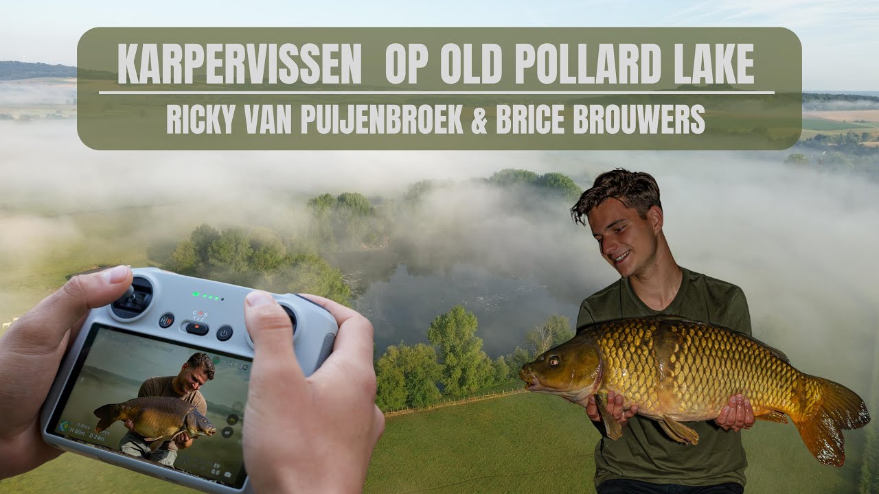 Karpervissen op Old Pollard Lake - Brice Brouwers & Ricky van Puijenbroek