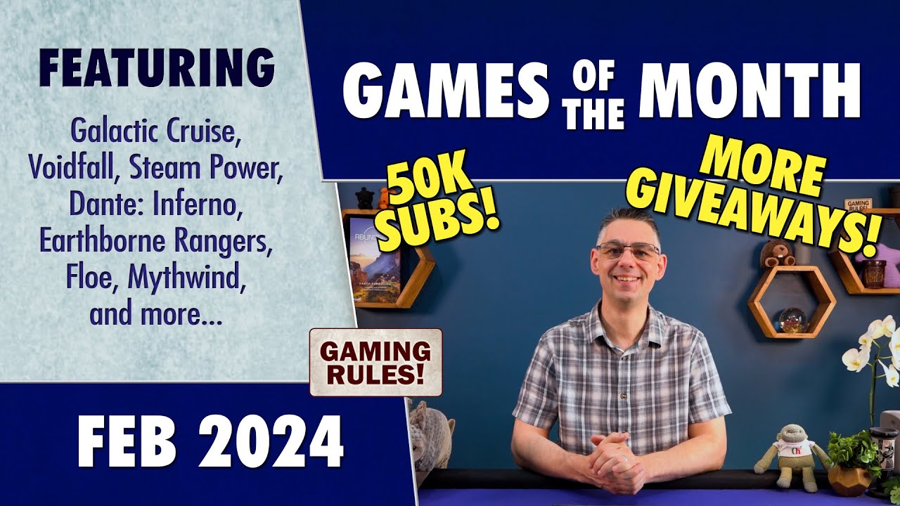 Best Games of the Month VLOG - February 2024