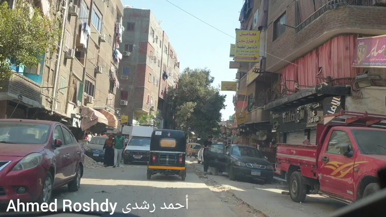 شارع ترعة القبة و ترعة الجندى للوصول إلى شارع عشرة . الوايلى الكبير . 1 نوفمبر 2021 .