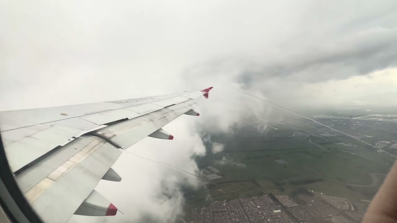Avianca Airlines Airbus A320 takeoff from Bogota El Dorado International Airport (SKBO)