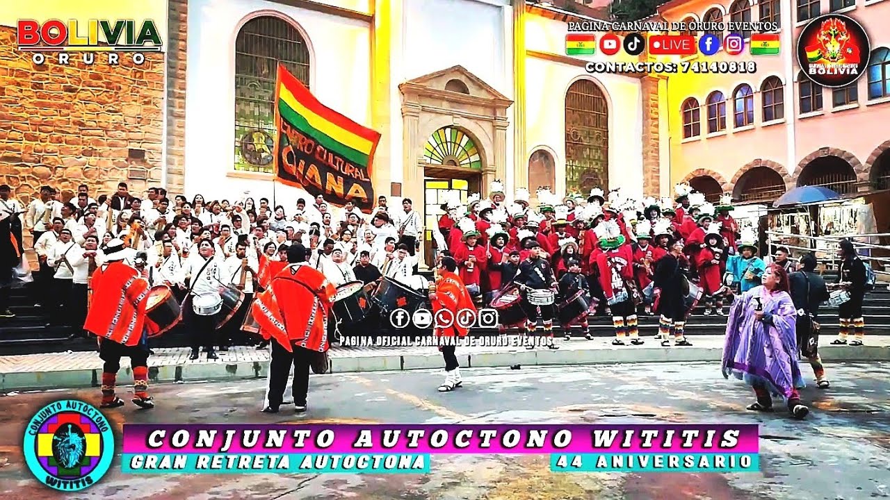 CONJUNTO AUTÓCTONO WITITIS - GRAN RETRETA AUTOCTONA , CONMEMORANDO SUS 44 ANIVERSARIO