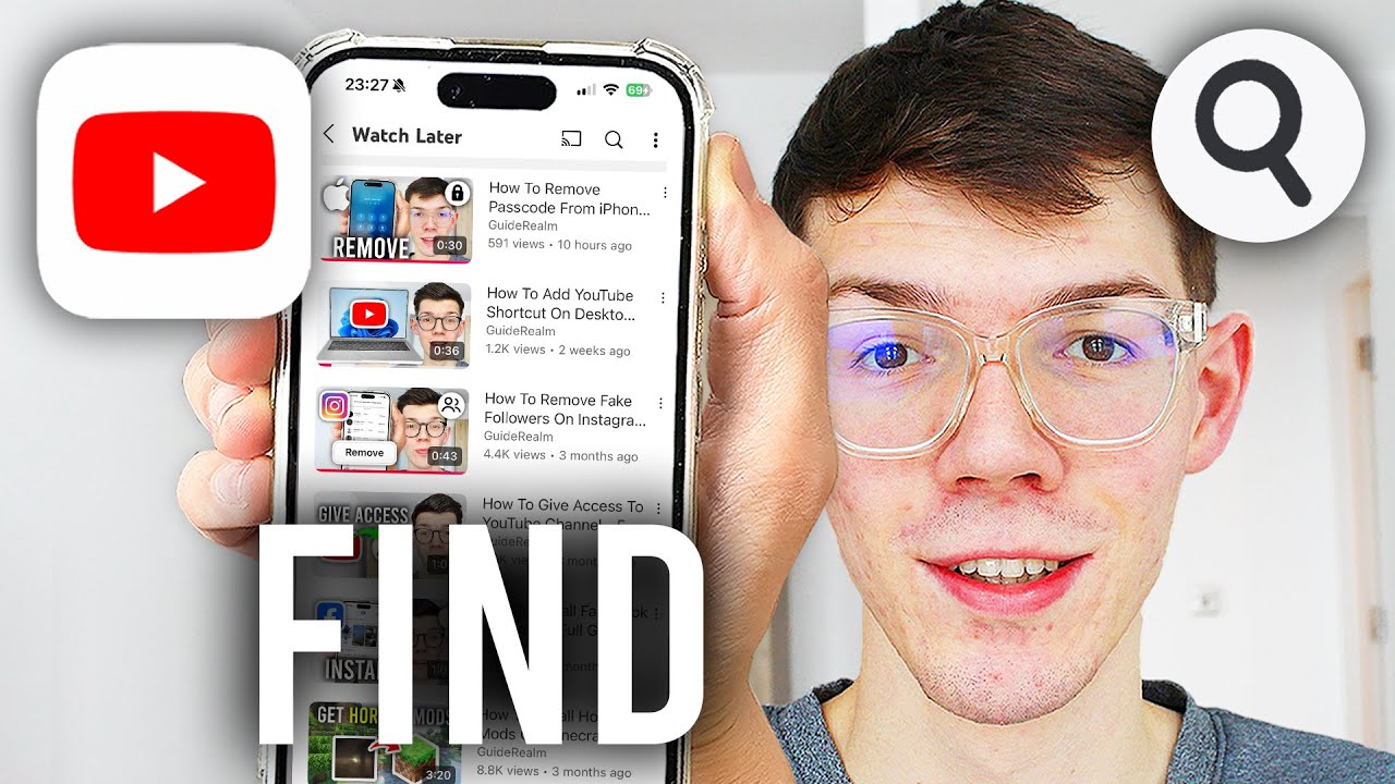 How To Find Saved Videos On YouTube - Step By Step