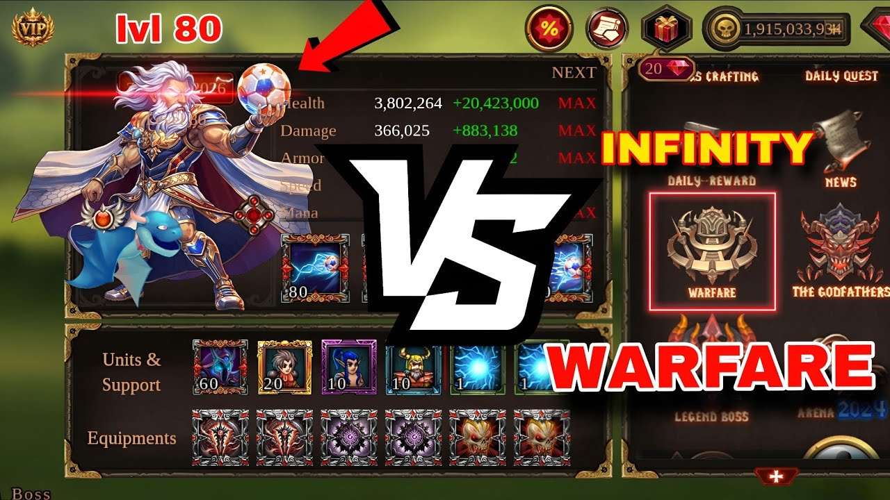 🔥[ZEUS WC2026] VS WARFARE 🔥|| EPIC HEROES WAR 