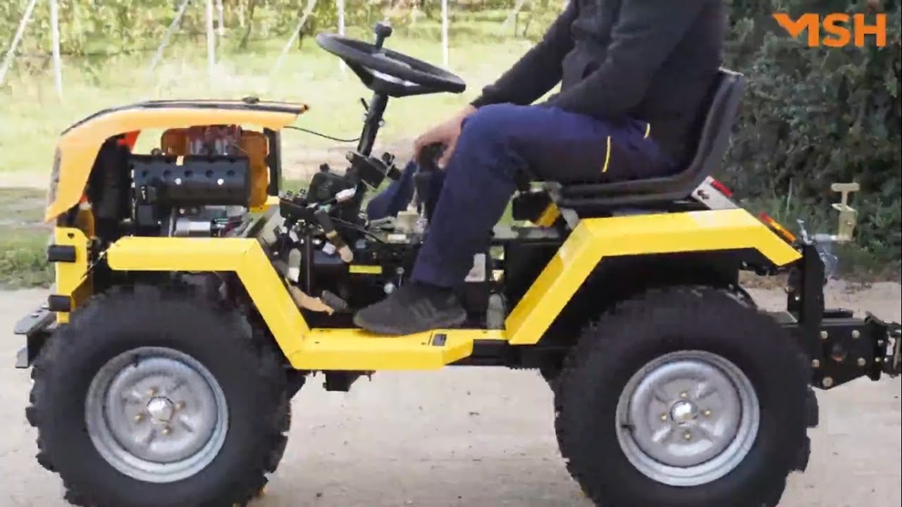 BAYİDEN SIFIR MSH BEYGİR 14 HP DİZEL RÖTOVATÖR HEDİYELİ 4X4 2 İLERİ 1 GERİ VİTESLİ MİNİ TRAKTÖR