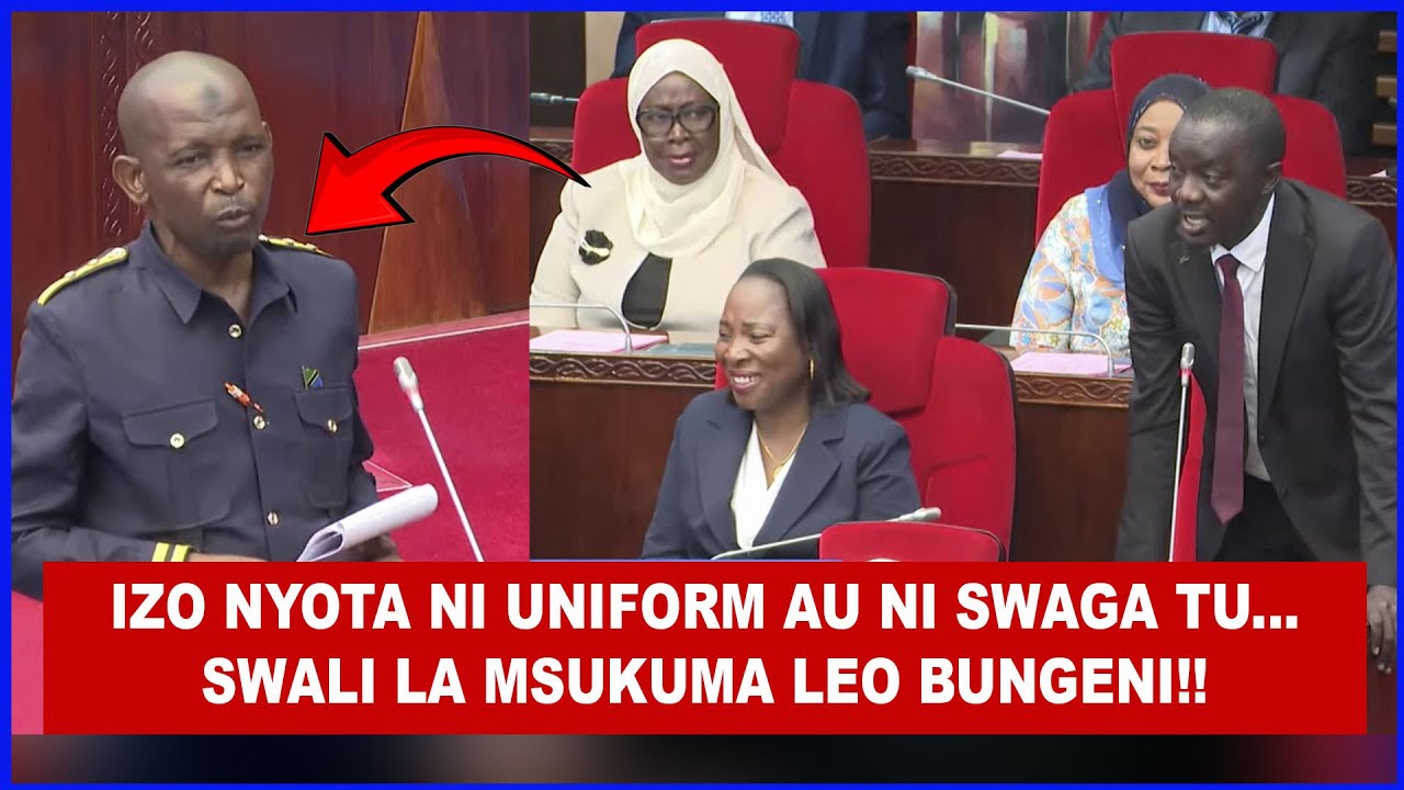 TAZAMA HADI MWISHO MSUKUMA ALIVOMTWANGA SWALI BUNGENI LEO KWA MGOMBEA USPIKA WA BUNGE