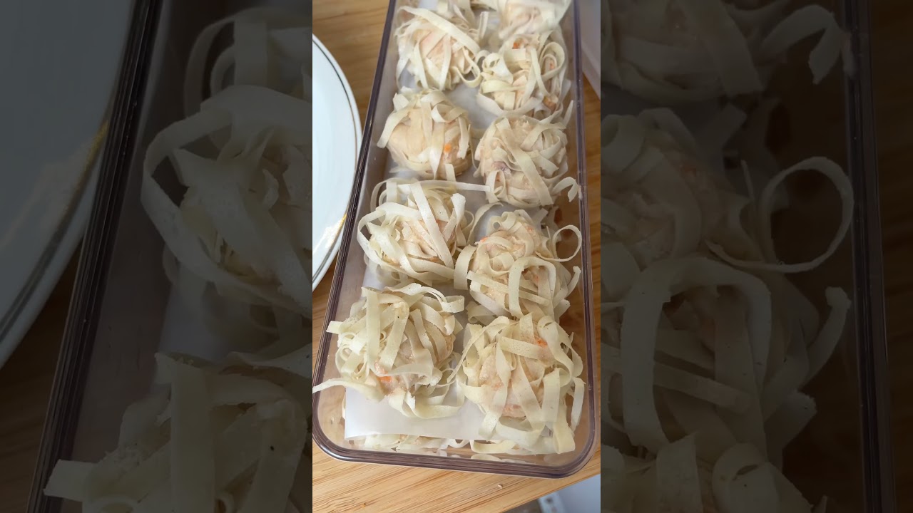 Stok Frozen Food untuk bekal anak sekolah #foodprep #frozenfood #chopper #nugetayam #dimsum