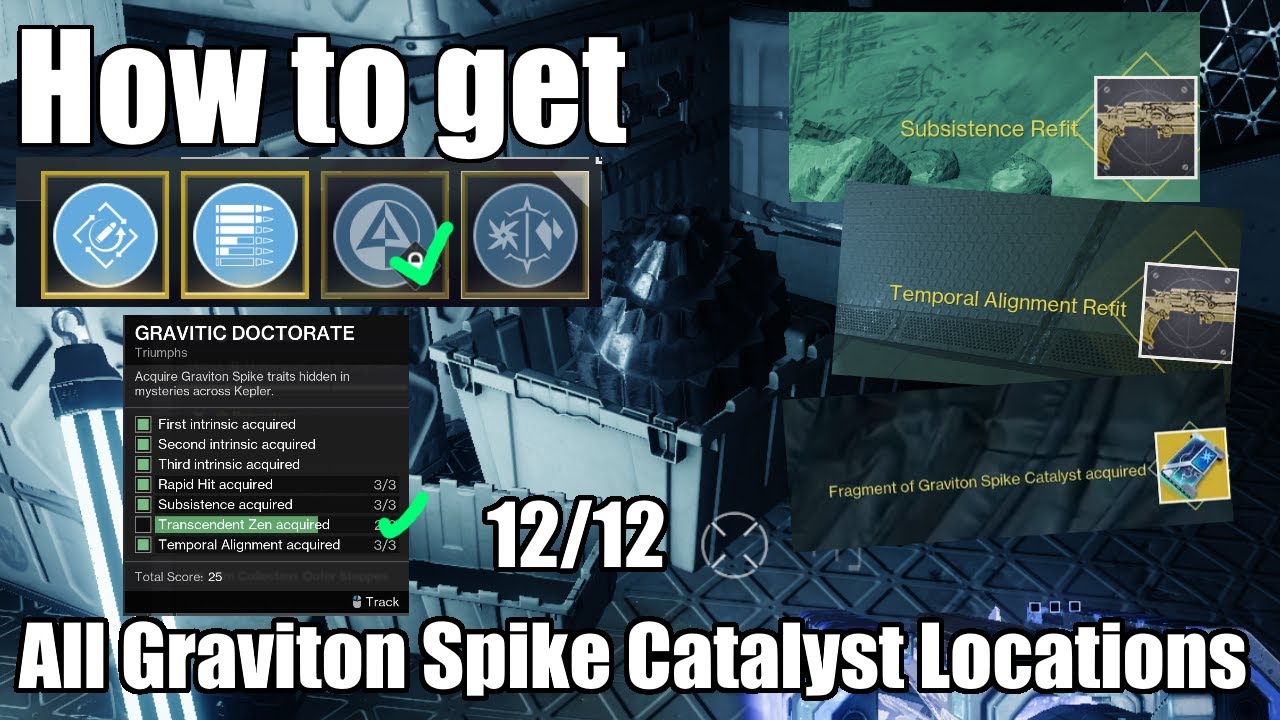 All Graviton Spike Catalyst Locations | Fabled and Mythic Tiers | Gravitic Doctorate