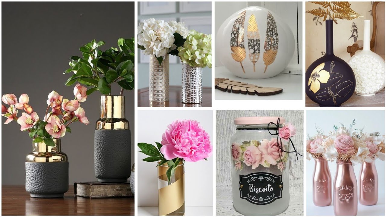 أفكار ✨عندك أواني شفافة برطمانات أو كؤوس زجاجية اصنعي ديكورات فخمة #craft #diy #deco #ideas #home