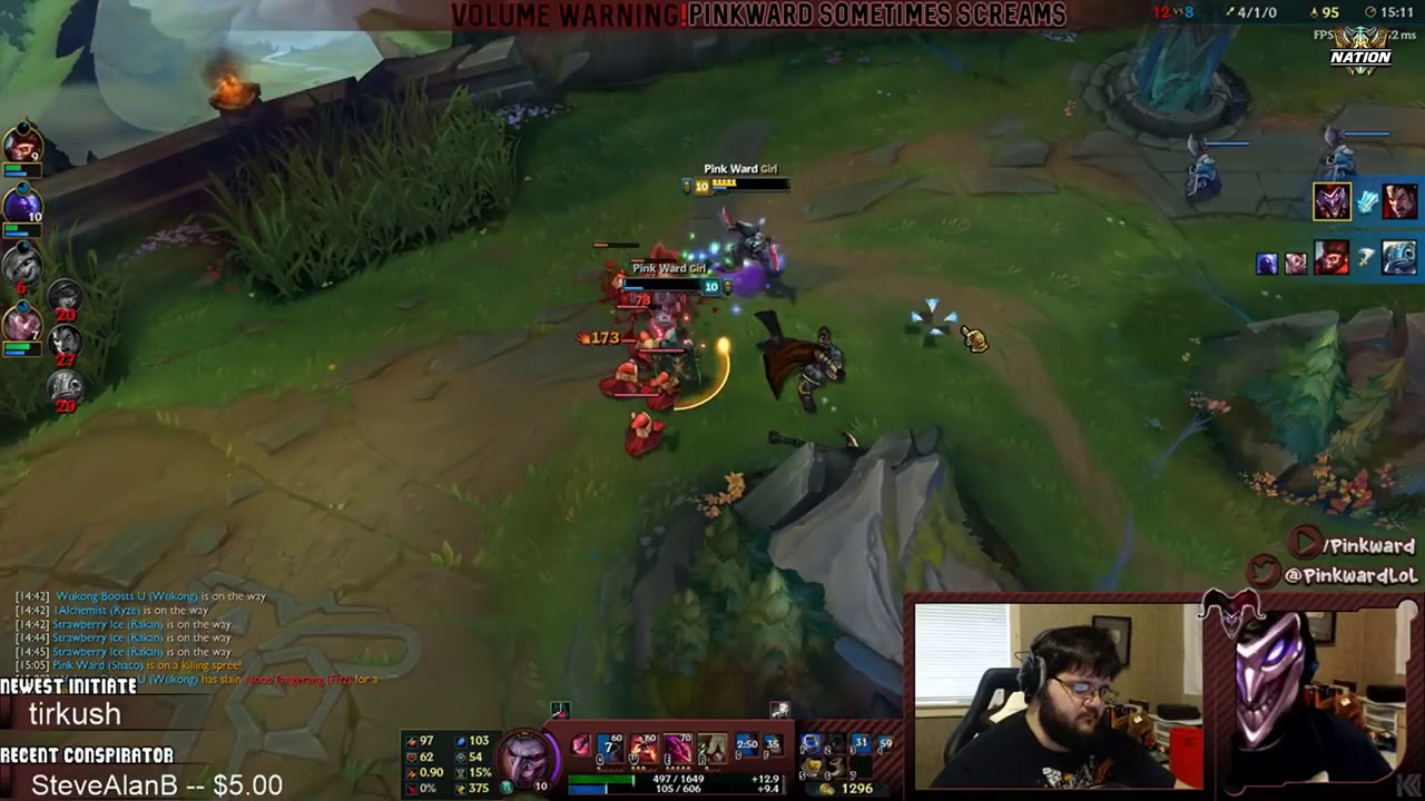 Imaqtpie with the AD Sion One Shot | T H I C C Nation | LL Stylish King of Velkoz | The A Stream #27