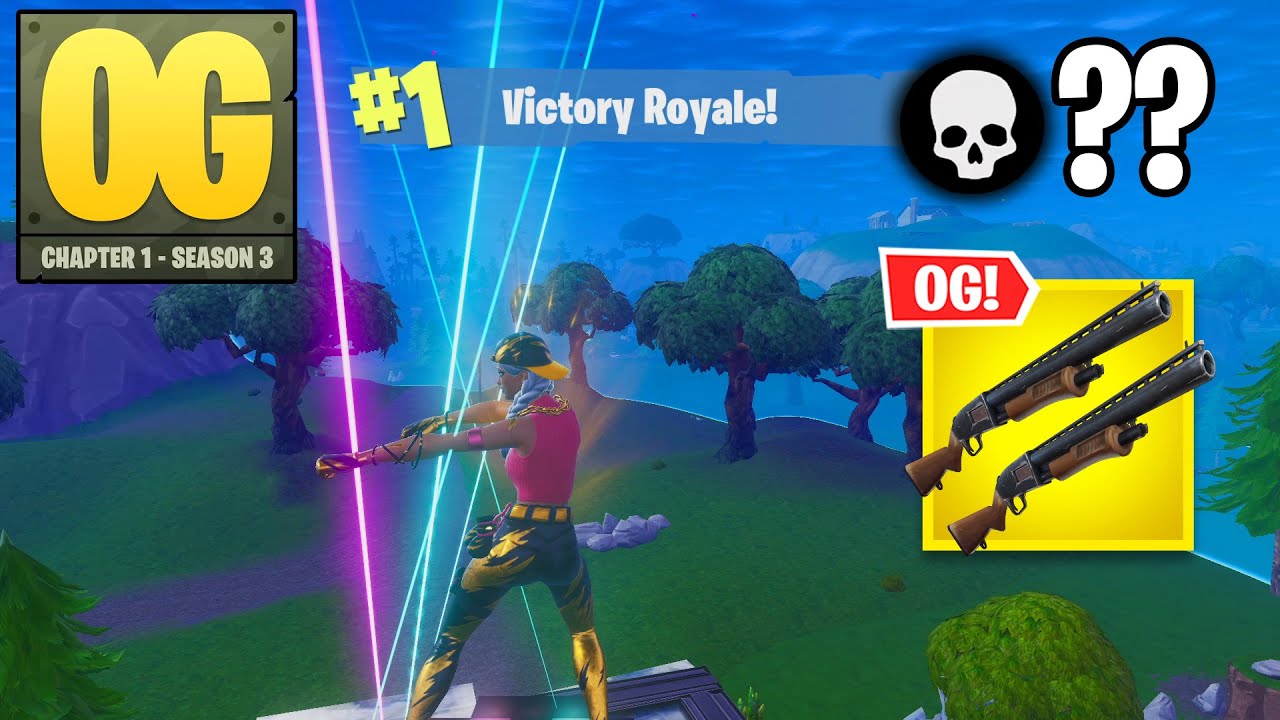 Fortnite OG Season 3 | High Kill Solo Win Gameplay (Double Pump)