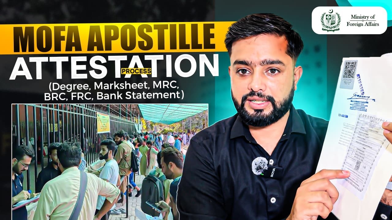 MOFA Apostille Attestation Procedure Pakistan | Urgent Apostille Verification Service in Pakistan