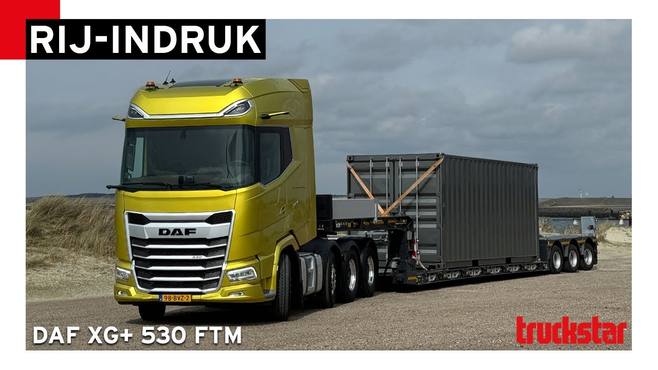 De weg op met een zwaartransporttrekker | Rij-indruk