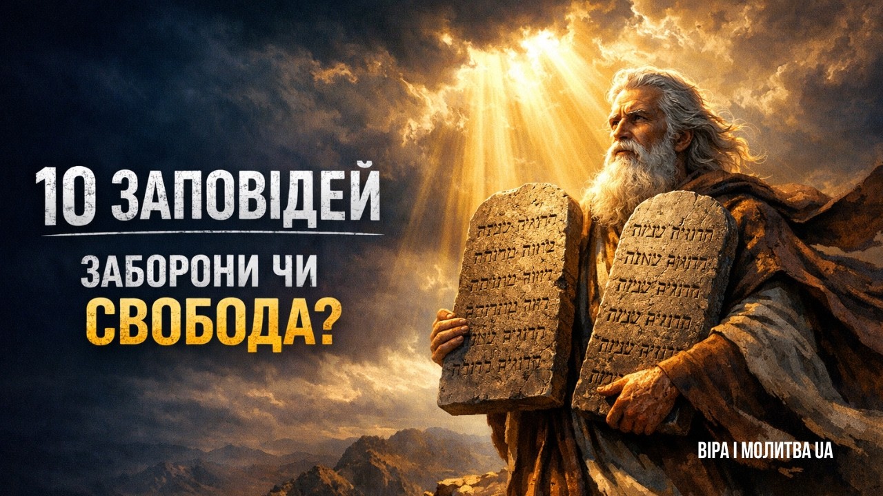 ДЕСЯТЬ ЗАПОВІДЕЙ БОЖОГО ЗАКОНУ | ВСТУПНА ПРОПОВІДЬ : ЗАКОН ЯК БОЖЕ ОБ'ЯВЛЕННЯ | ВІРА І МОЛИТВА UA