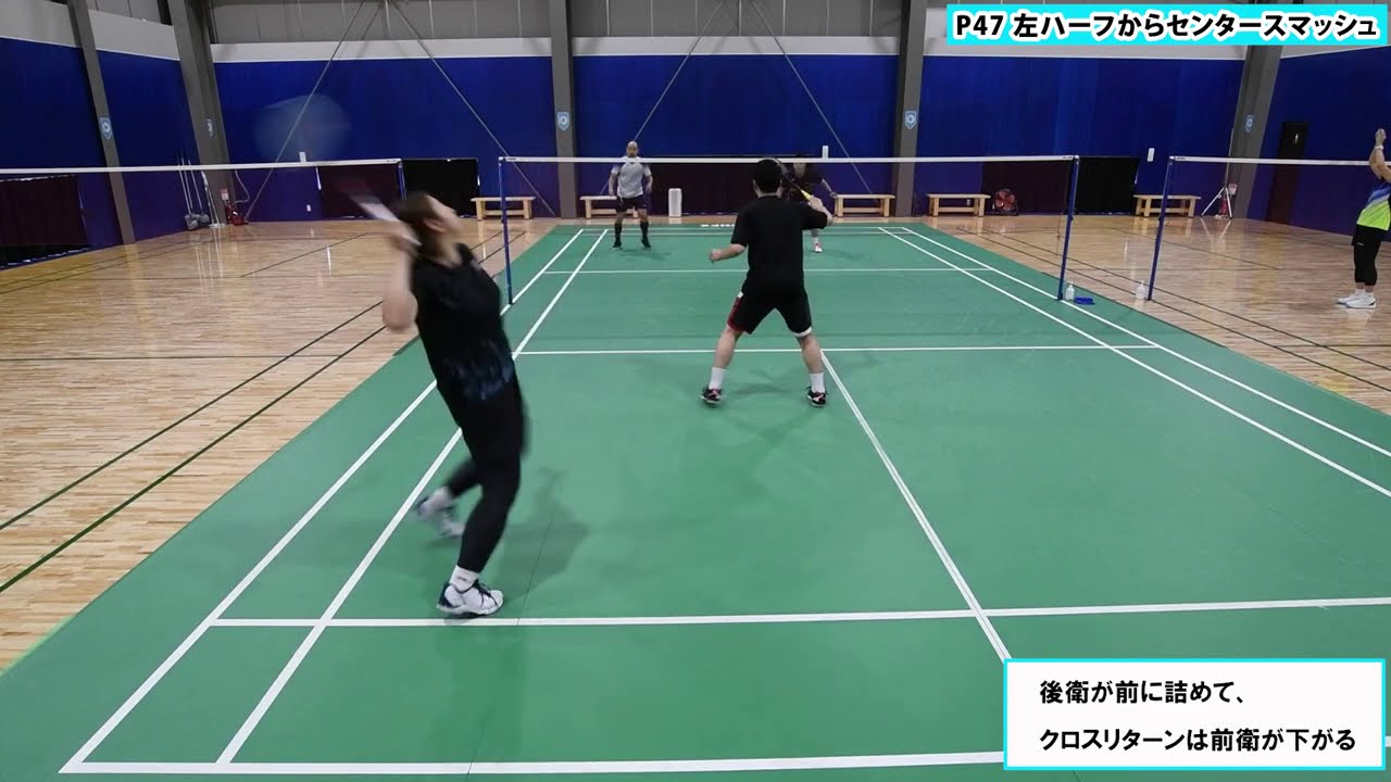 【バドマガ連載】相手ショットの予測術「さきよみっ!!」第4回動画＜ダブルスのスマッシュレシーブを予測して連続攻撃！＞