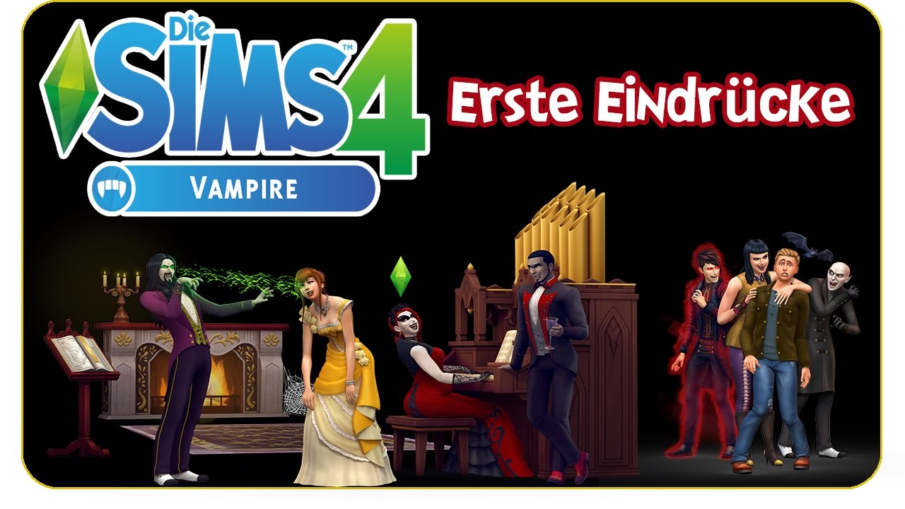 Die Sims 4: Vampire Gameplaypack - Erste Eindrücke [CAS, Vampirkräfte, Särge & more]