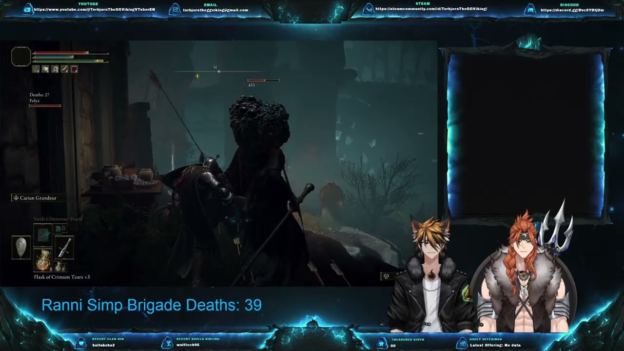 Twitch VODs: Elden Ring Co-op - Viking and Fox, Ranni Simp Brigade, the Hunt for Magic, Part 2