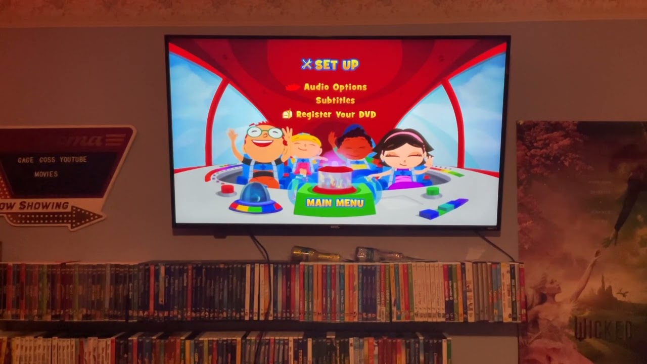 Menu walkthrough of Little Einsteins Fire Truck Rocket’s Blastoff 2009 dvd