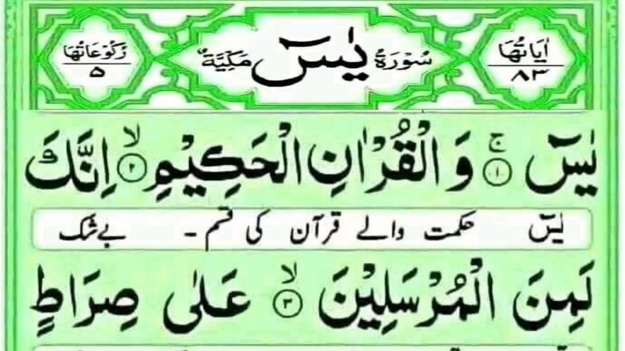 surah yaseen sudais || surah Yasin full || Yasin yaseen || سورۃ یٰس || islamic YouTube channel
