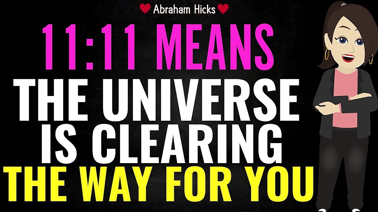 Abraham Hicks 2025✨1111 Is not Just a Number - It Means The Universe is Clearing Path for You🌃👈