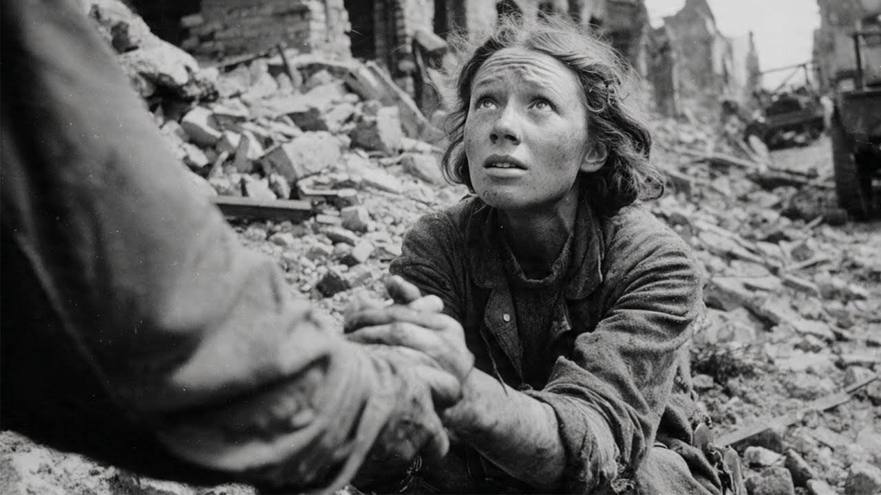 A Starving German POW Woman in the Ruins- One American Soldier Changed Her Life Forever