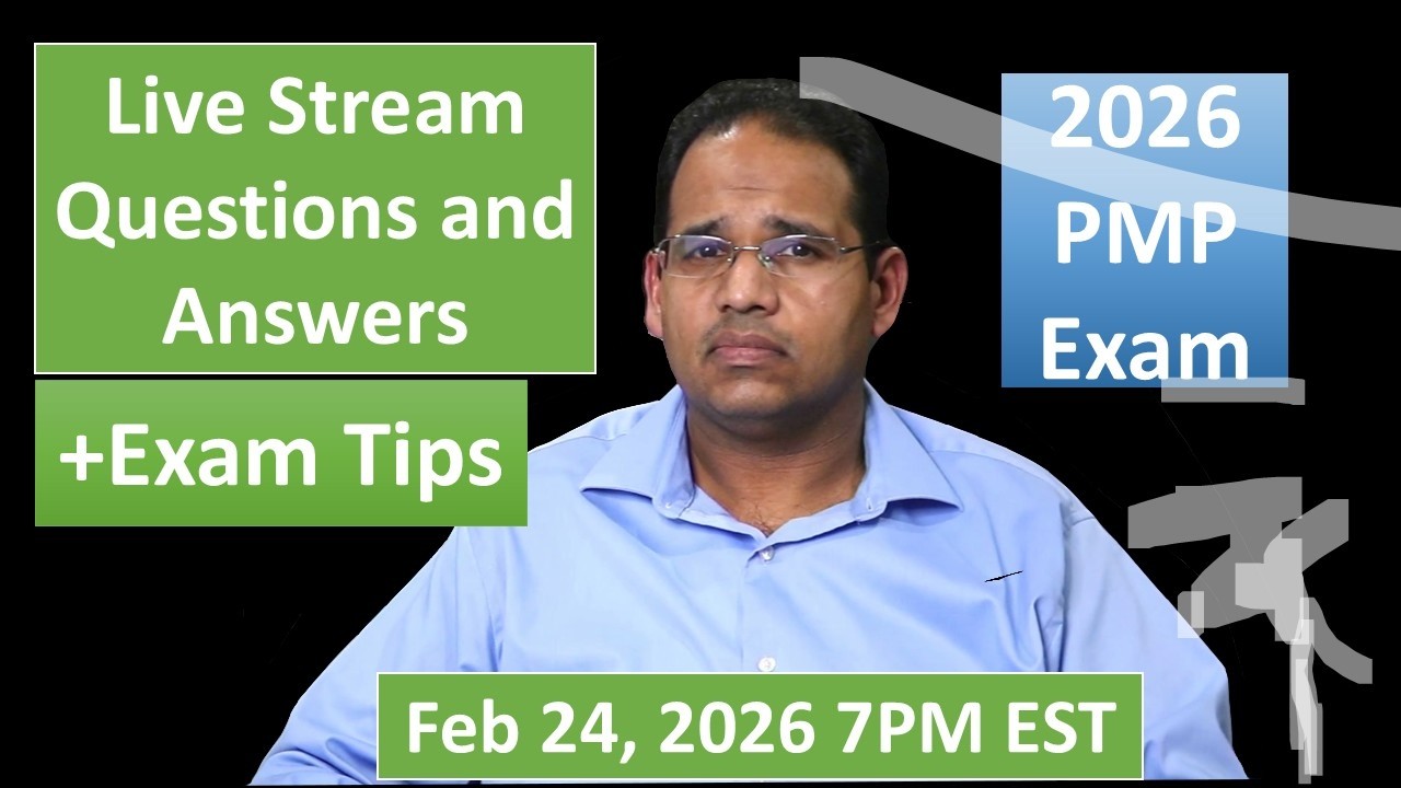 PMP 2026 Live Questions and Answers February 24, 2026 7PM EST