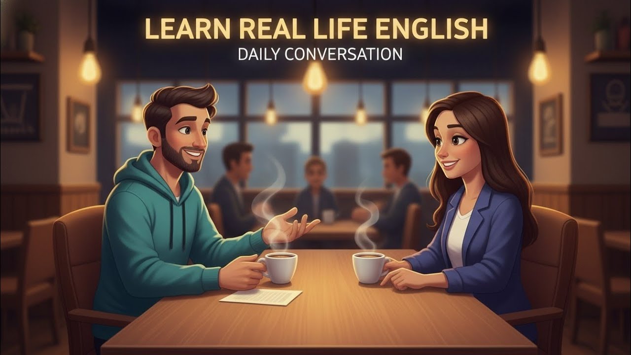 Learn Real Life English Conversation | Stop Book English! | Easy English practice