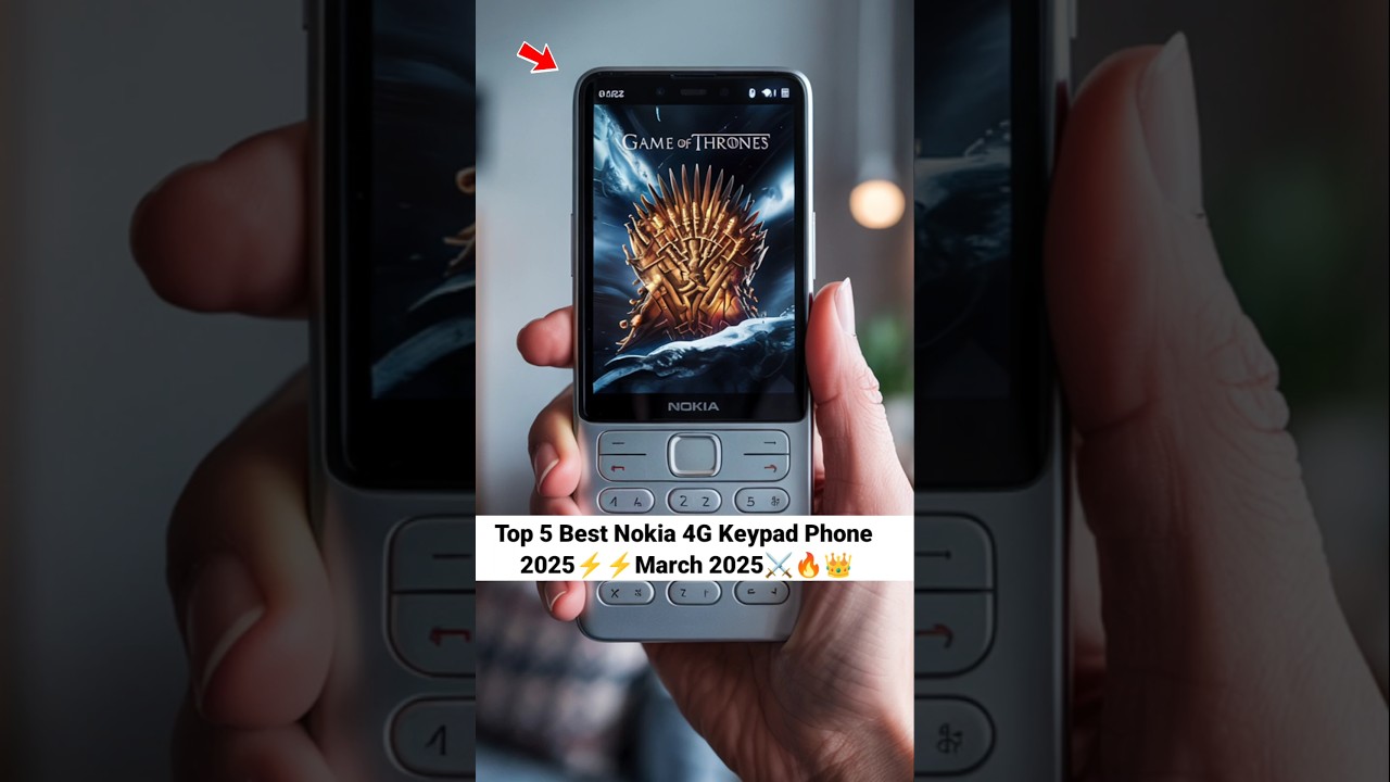 Top 5 Best Nokia 4G Keypad Phone&nbsp;&nbsp;2025⚡⚡March 2025⚔️🔥👑 #shorts #trending
