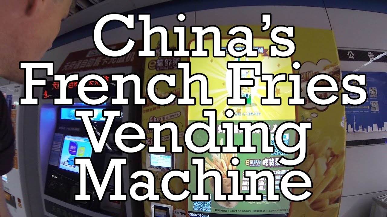 French Fries Vending Machine in China