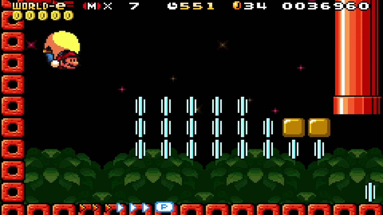 Super Mario Advance 4: Super Mario Bros 3 - Hills At Night | SMAGHETTI