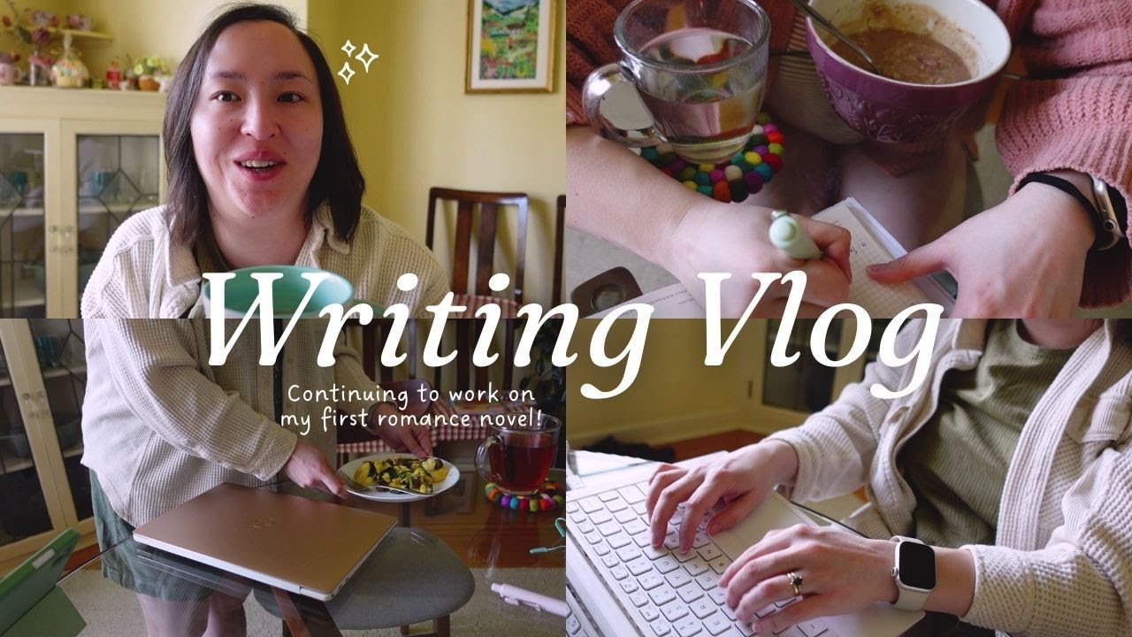 Spring Writing Days in my Life 🌷 continuing to rewrite my 1st novel & writing around a busy week