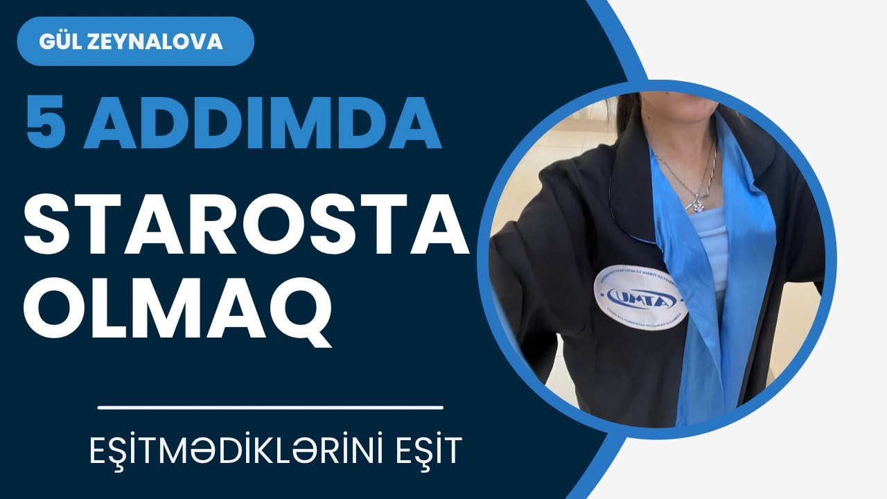 UNİVERSİTETDƏ STARSOTA OLMAQ👩🏻‍💼| Necə Starosta ola bilərsən?|#gülzeynalova#university  