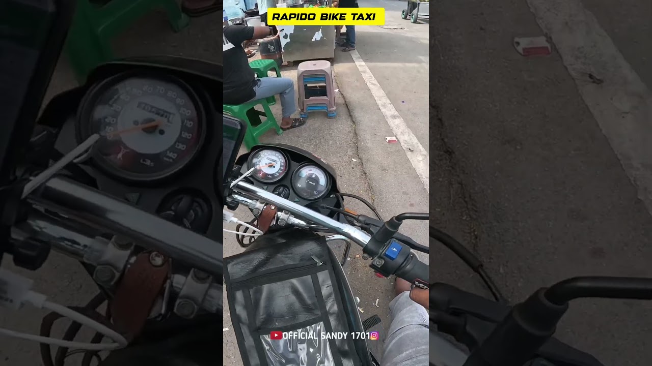 RAPIDO BIKE TAXI HYDERABAD #OLA#uber #porter #bikeride #SANDY1701