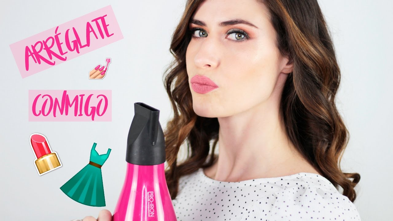 ARRÉGLATE CONMIGO | GRWM Peinado + maquillaje + outfit