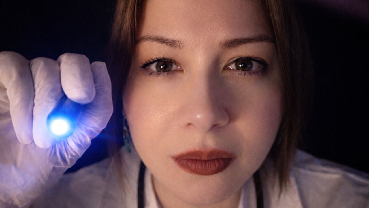 ASMR Detailed Eye Test & Cranial Nerve Exam | Soft Spoken (Medical Checkup, Vision Correction)