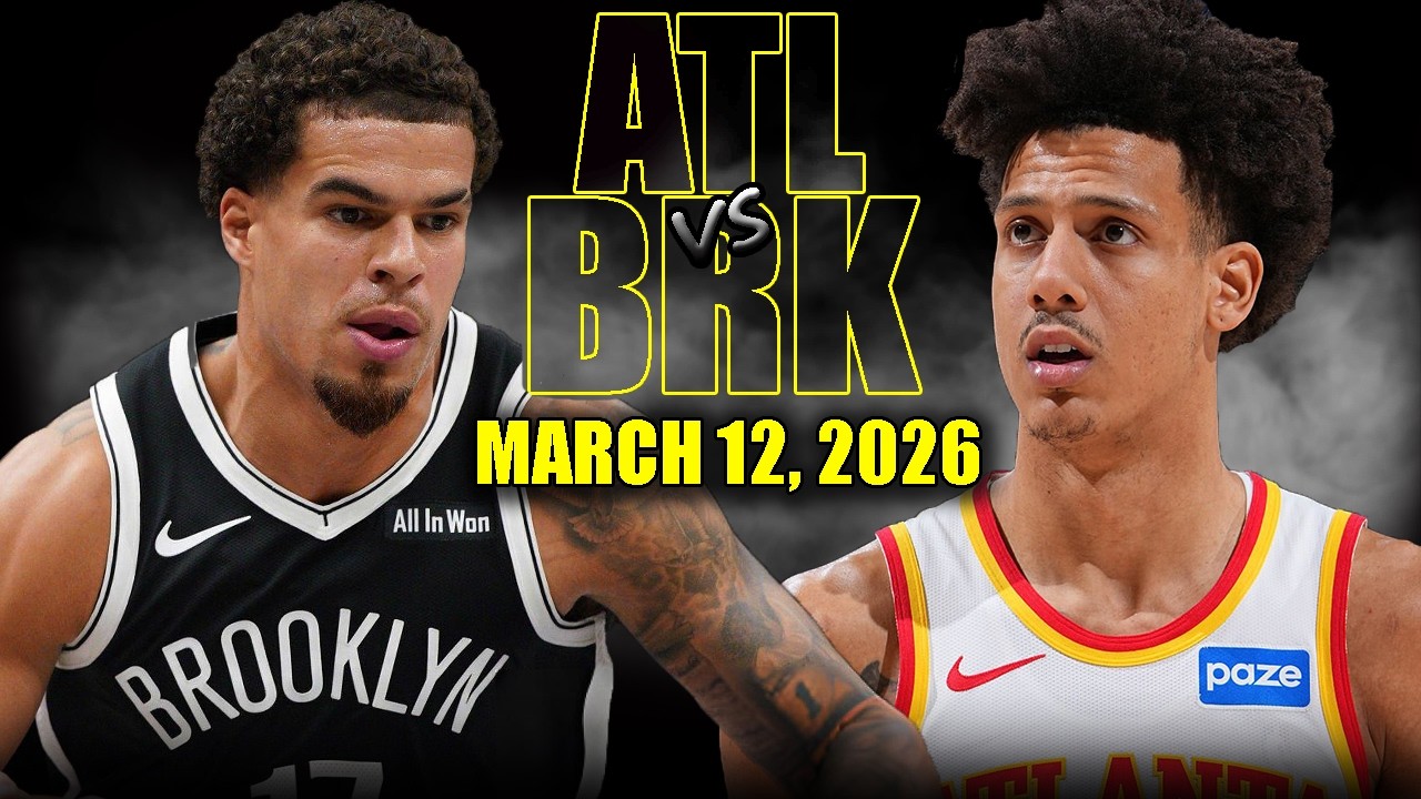 Atlanta Hawks vs Brooklyn Nets Full Game Highlights – March 12, 2026 | NBA Season
