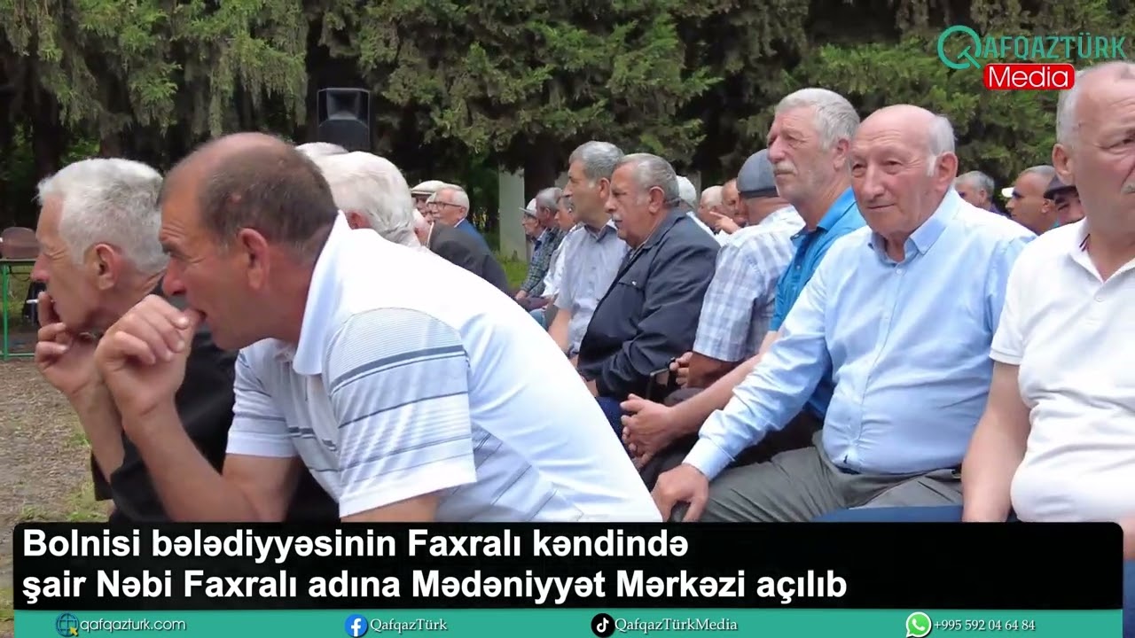 Bolnisi bələdiyyəsinin Faxralı kəndində şair Nəbi Faxralı adına Mədəniyyət Mərkəzi açılıb